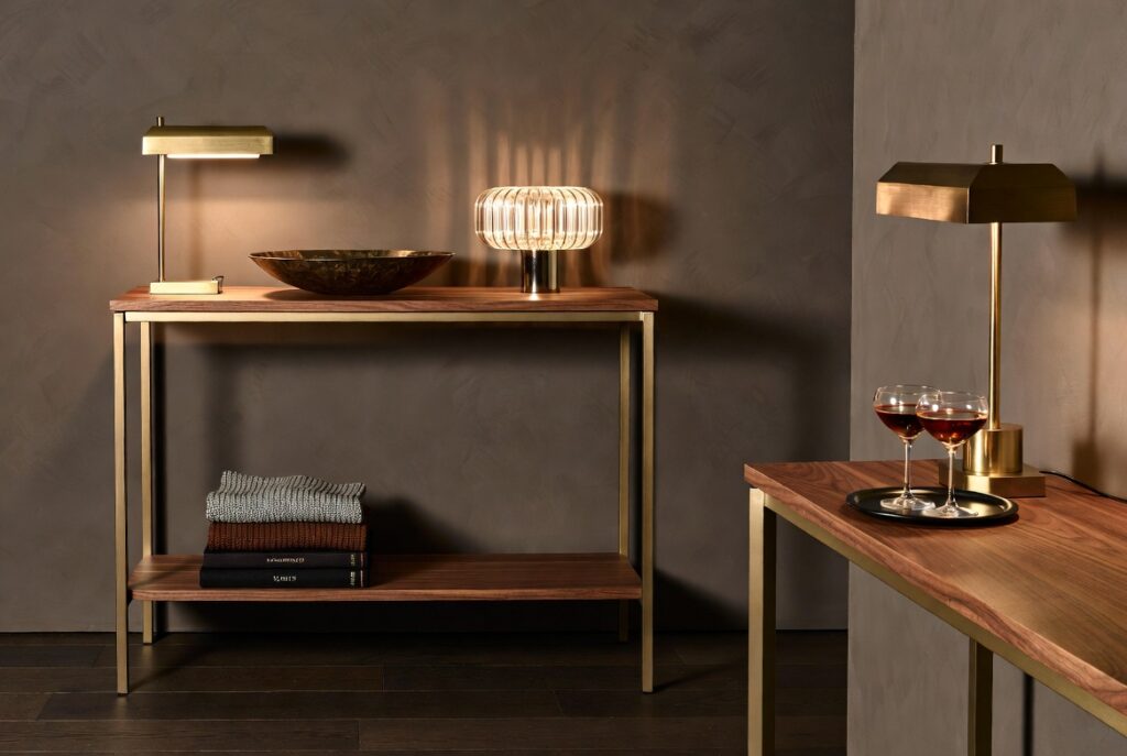 A Slim Console Table That Moonlights as an Entryway, Bar, or Desk Tiny Space Furniture Ideas