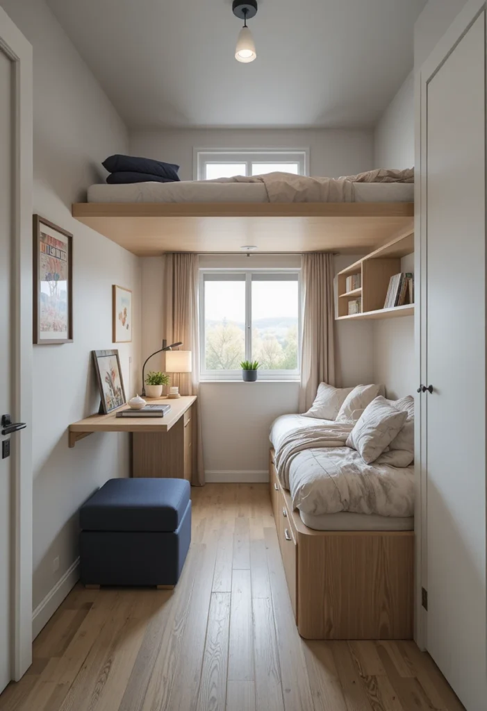 Tiny Loft Bedroom Ideas 