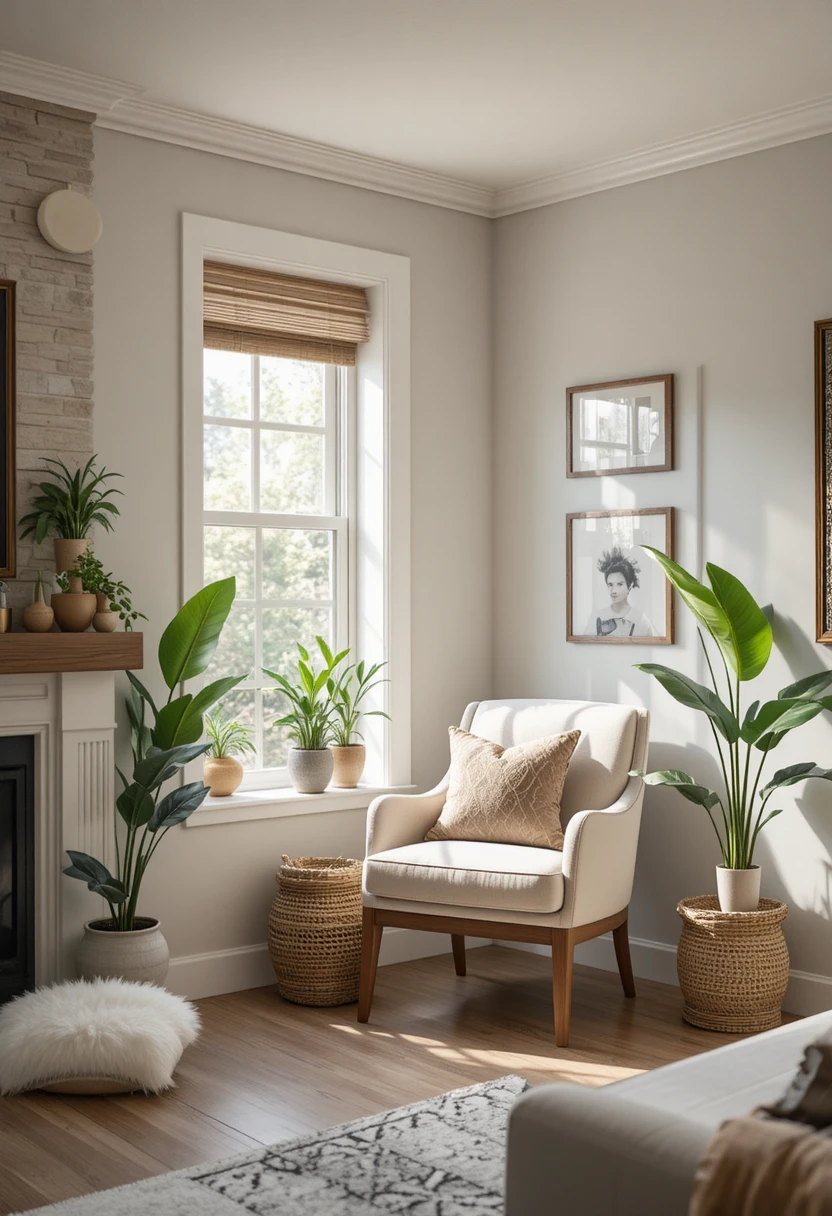 13 tiny corner decor ideas showing a cozy reading nook, floating shelves, plant corner, and stylish small-space furniture to transform dead space into a beautiful room feature.