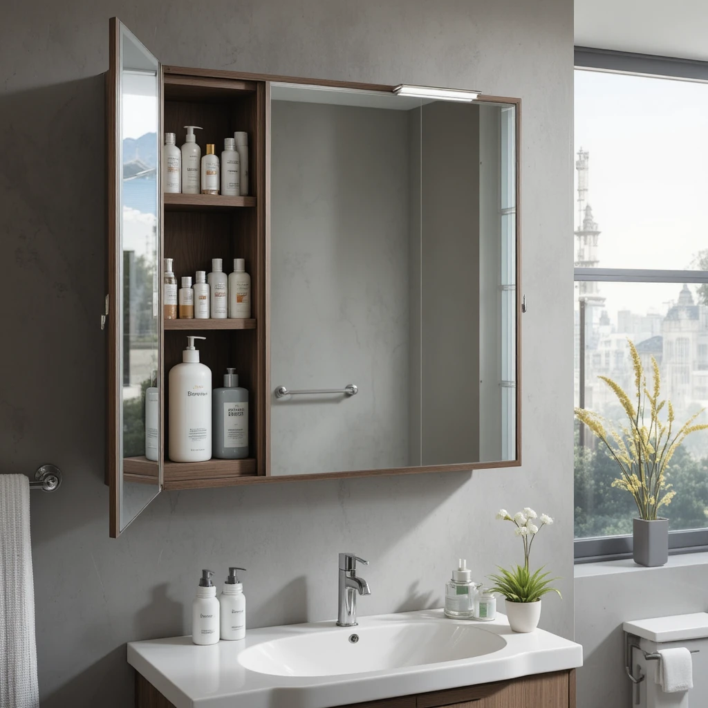 Practical Style: Mirrors with Built-In Storage