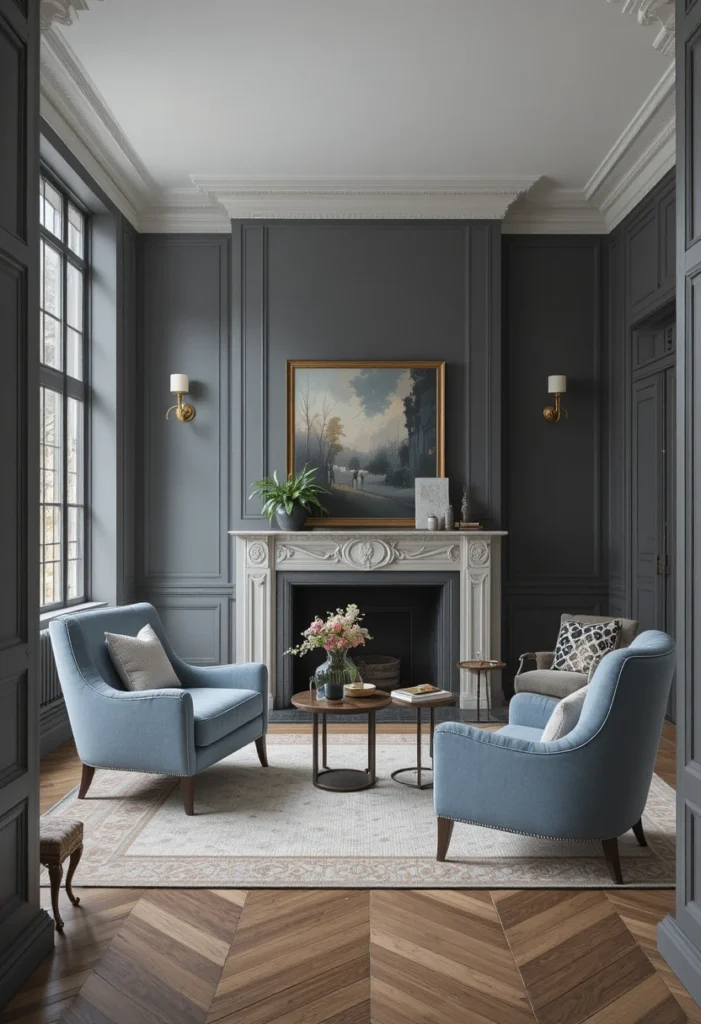 The Sophisticated Blue and Grey Combination