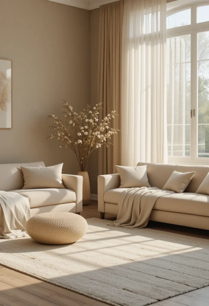 Embrace Warm Creams, Beiges, and Taupes