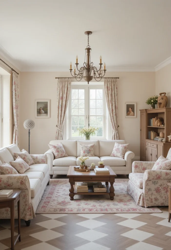 Contemporary Cottagecore with Checkerboard Charm