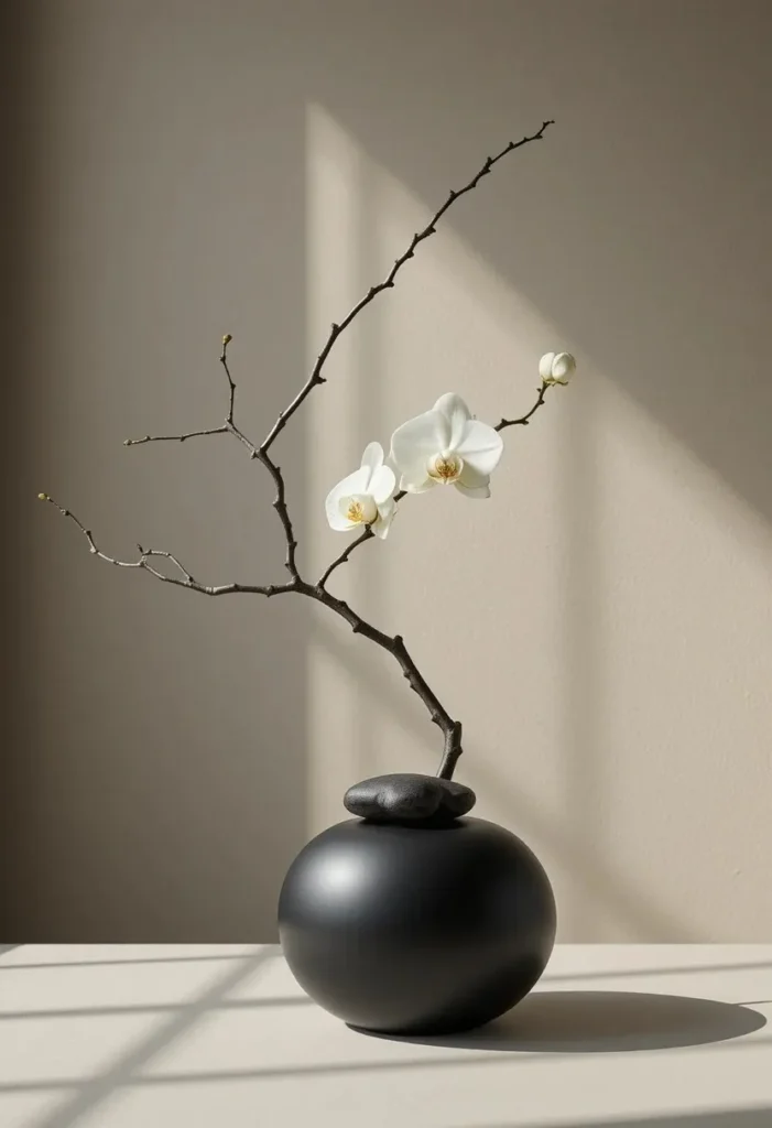 The Ikebana-Inspired Minimalist Arrangement Floral Arrangement Ideas