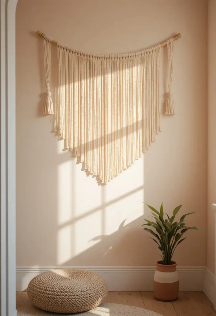 A Wood Bead or Woven Fiber Garland Woven Accents Ideas