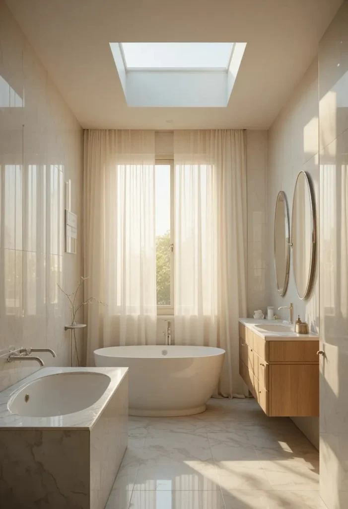 Maximize Natural Light Wherever Possible Tiny Bathroom Ideas