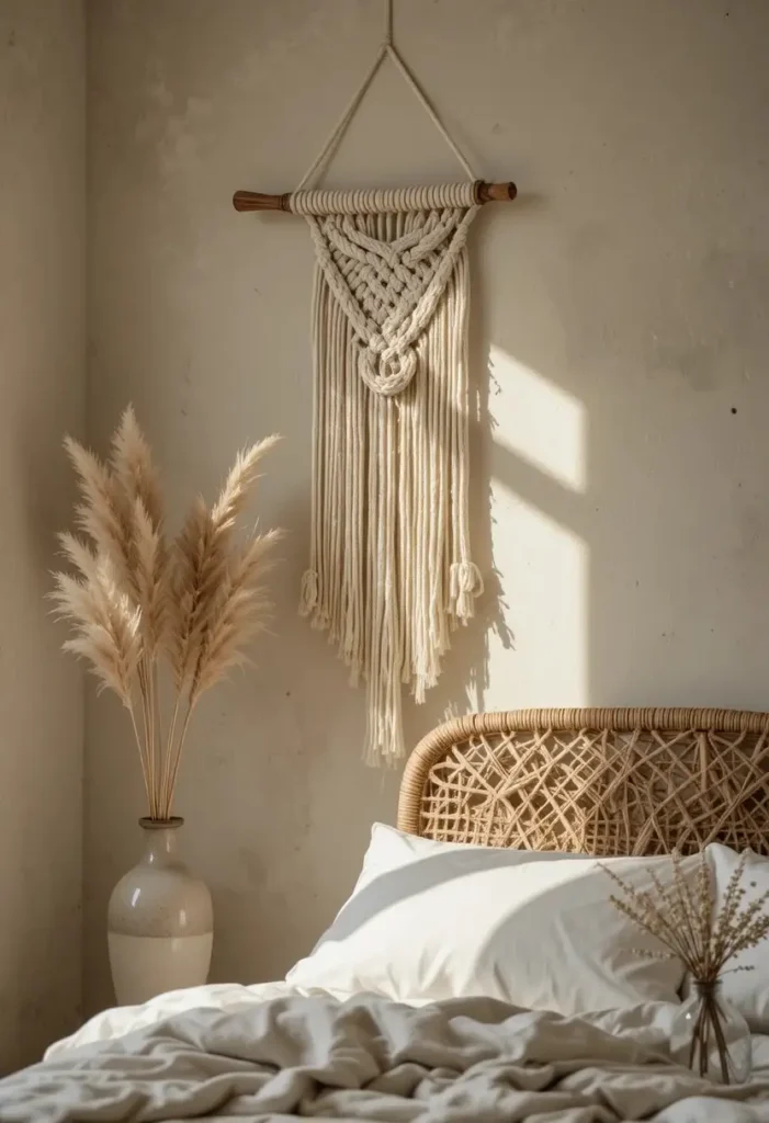 A Macramé Wall Hanging Woven Accents Ideas