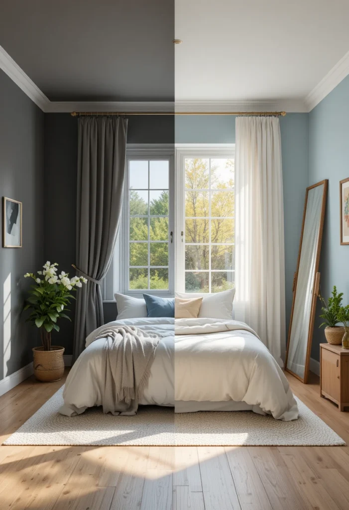 Color and Light Tricks That Make a Room Feel Bigger Tiny Bedroom Ideas