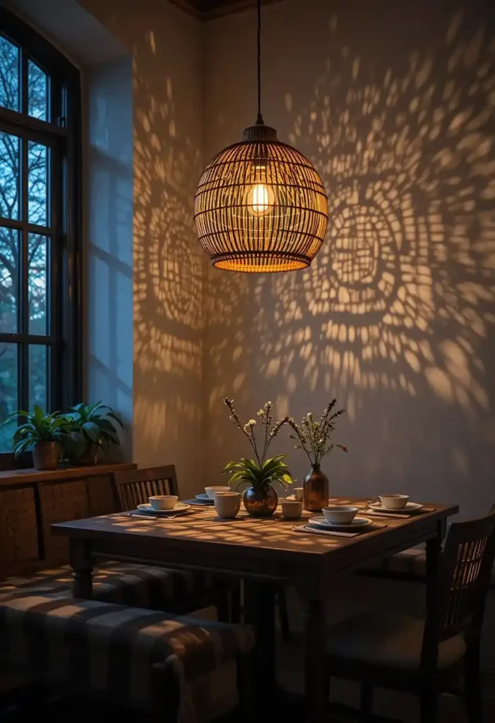 A Rattan or Woven Pendant Light Woven Accents Ideas