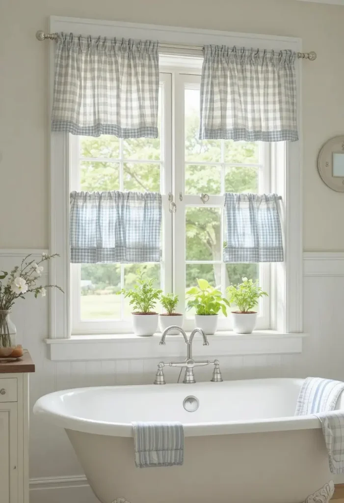 Cafe Curtains for Kitchens and Bathrooms Cafe Curtains for Kitchens and Bathrooms Window Treatment Ideas