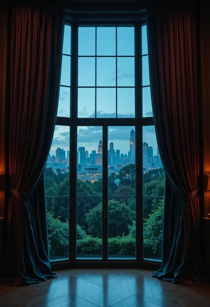 Floor-to-Ceiling Drapes for Drama Floor-to-Ceiling Drapes for Drama Window Treatment Ideas