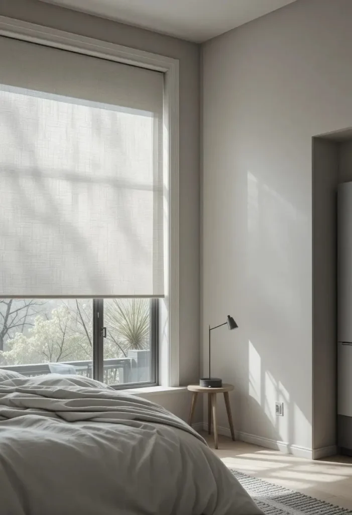 Roller Shades for a Minimalist Vibe Roller Shades for a Minimalist Vibe Window Treatment Ideas