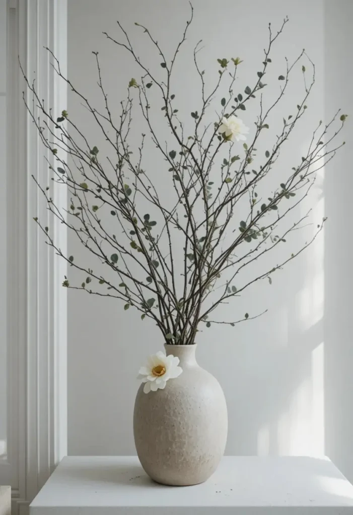 Scandinavian Minimalist Branch Arrangement Floral Arrangement Ideas